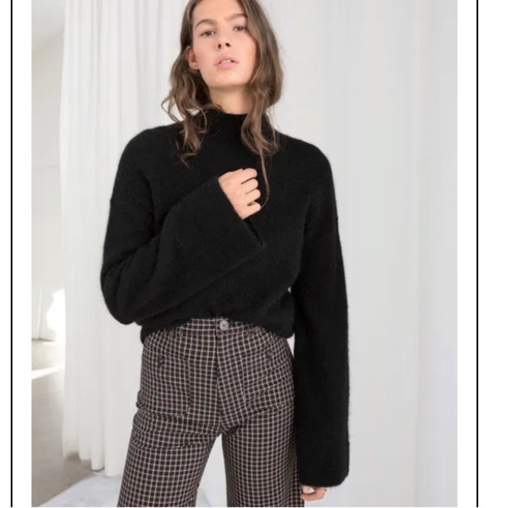 & Other Stories Black Turtleneck Sweater